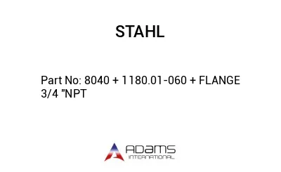 8040 + 1180.01-060 + FLANGE 3/4 "NPT