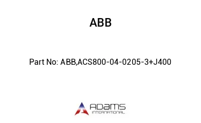 ABB,ACS800-04-0205-3+J400