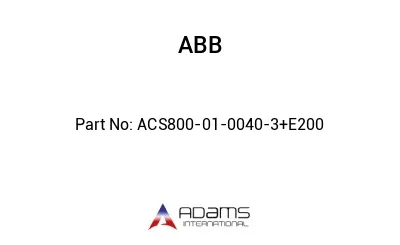 ACS800-01-0040-3+E200