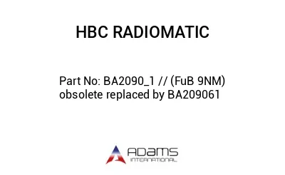 BA2090_1 // (FuB 9NM) obsolete replaced by BA209061