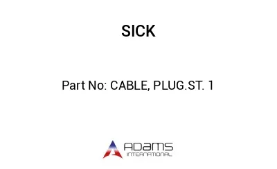 CABLE, PLUG.ST. 1