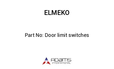 Door limit switches