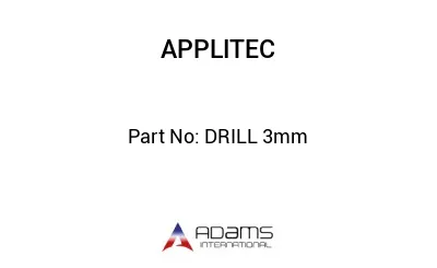 DRILL 3mm