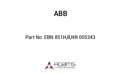 EBN 851H,B,NR 005343