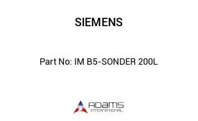 IM B5-SONDER 200L