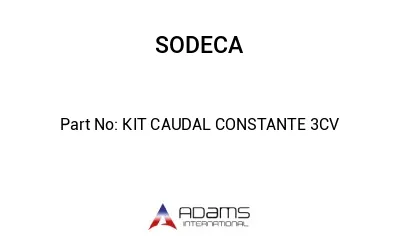 KIT CAUDAL CONSTANTE 3CV