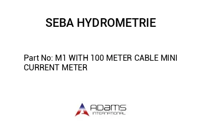 M1 WITH 100 METER CABLE MINI CURRENT METER