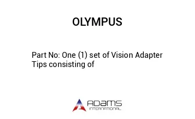 One (1) set of Vision Adapter Tips consisting of