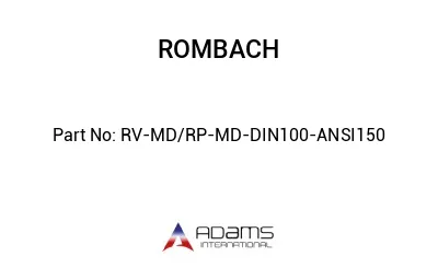 RV-MD/RP-MD-DIN100-ANSI150