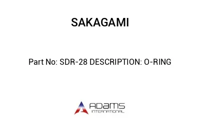 SDR-28 DESCRIPTION: O-RING