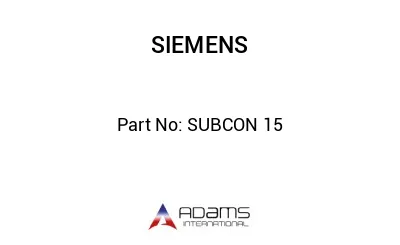 SUBCON 15